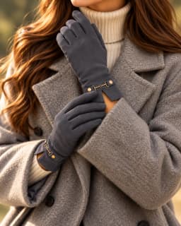 Guantes gris